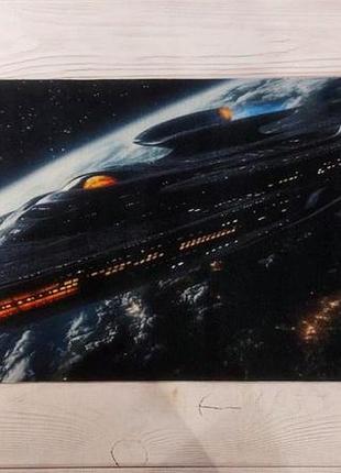 Коврик для мыши «космический корабль» 80×30 см