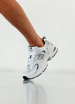 Чоловічі кросівки new balance 530 wnite navy 41-43-44