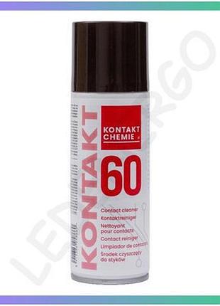 Очиститель контактов kontakt chemie kontakt 60 200 мл средство для очистки электроники и контактов