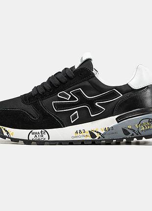 Чоловічі кросівки premiata mick black white 41-42-43-44-45