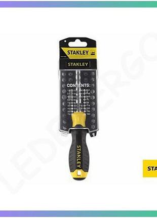 Викрутка тримач насадок hex 1/4 stanley набір 34 шт для автомобіля і сто професійний інструмент