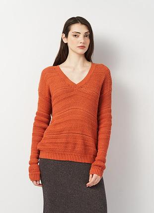 Светр benetton 124jd4297*24 жіноч. цегляний l (143 177)
