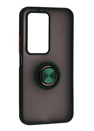 Чехол gingle ring case for xiaomi redmi 15 (169,5mm) green