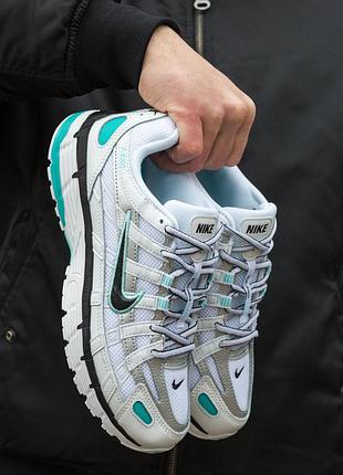 Чоловічі кросівки nike p-6000 white blue 41-43-44