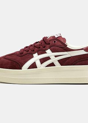 Женские кроссовки asics onitsuka tiger tokuten bordo 36-37-38-39-40