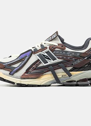 Чоловічі кросівки new balance 1906a brown white 41-42-45