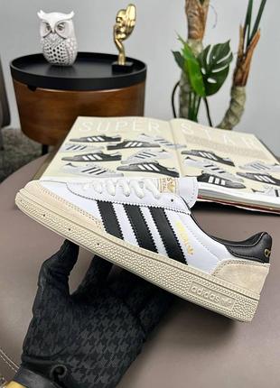 Женские кроссовки adidas spezial beige black 36-38