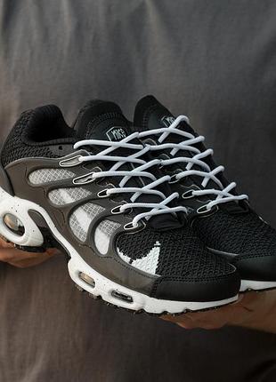 Чоловічі кросівки nike air max plus tn terrascape black white 40-41-42-43