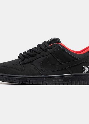 Чоловічі кросівки nike sb dunk x supreme black 40-41