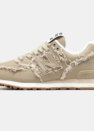 Жіночі кросівки new balance 574 x miu miu beige 36-37