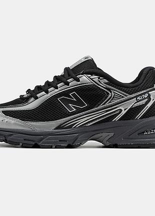 Мужские кроссовки new balance 509 black silver 40-41-43