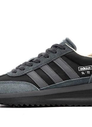 Мужские кроссовки adidas sl '72 grey black 41-42-43-44-45