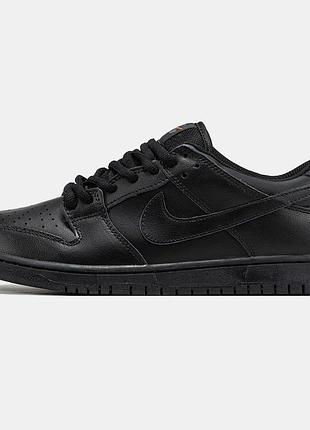 Женские кроссовки nike sb dunk low black 38