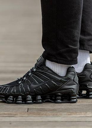 Чоловічі кросівки nike shox tl black grey 40-44-45