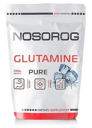 Глютамін nosorog glutamine 200 г без смаку