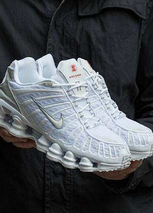 Женские кроссовки nike shox tl white 38-39