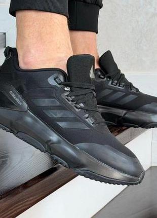 Мужские черные кроссовки adidas, мужские летние кроссовки адидас, мужская обувь adidas 44