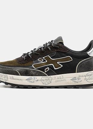 Мужские кроссовки premiata nous brown white 40-41-42