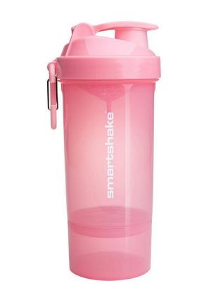 Шейкер smartshake original2go one 800 мл light pink | для смешивания напитков