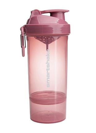 Шейкер smartshake original2go one 800 мл deep rose pink | для смешивания напитков