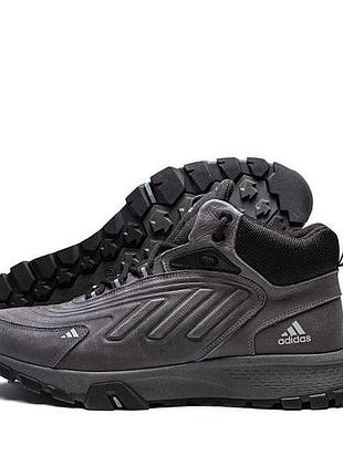 Чоловічі зимові високі кросівки adidas ozelia grey, брендові чоловічі зимові кросівки, чоловіче зимове взуття 44, 29