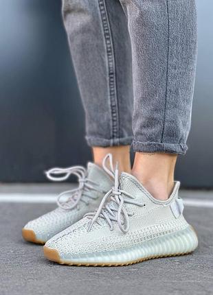 Женские стильные кроссовки adidas yeezy boost, женские летние повседневные кроссовки, женская летняя обувь 39