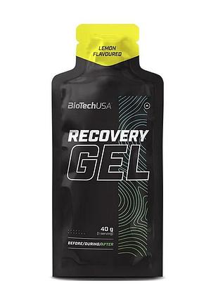 Восстановительный гель biotech recovery gel 40 г lemon | для энергии и восстановления