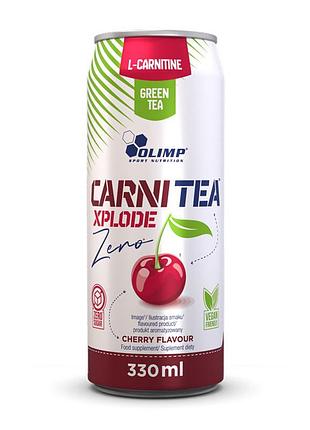 L-carnitine чай olimp carni tea xplode zero 330 мл cherry | для жиросжигания и энергии