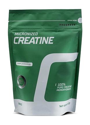 Креатин progress nutrition creatine micronized 500 г | для сили та витривалості