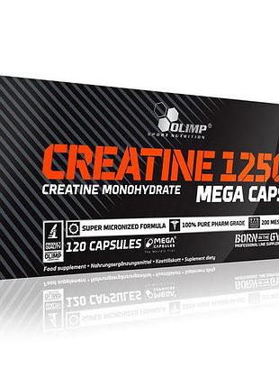 Креатин olimp creatine mega caps 1250 120 caps | для силы и выносливости