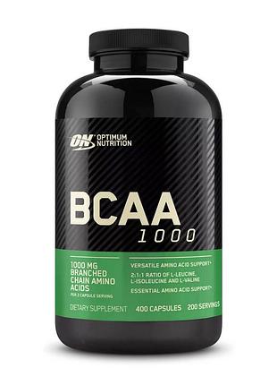 Bcaa optimum nutrition bcaa 1000 400 caps | для відновлення м'язів
