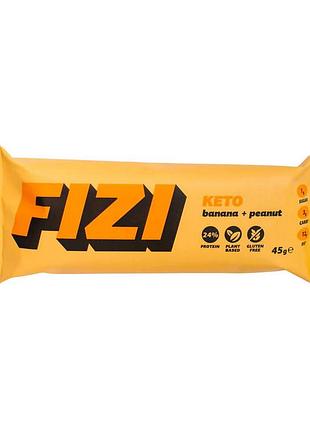 Fizi fizi keto protein bar (45 g, banana + peanut)