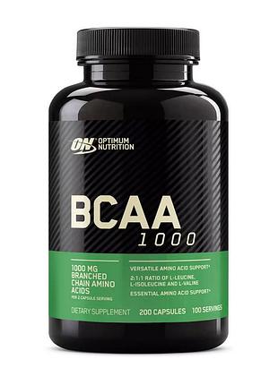 Bcaa optimum nutrition bcaa 1000 200 caps | для восстановления мышц