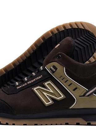 Чоловічі зимові кросівки nb classic brown, чоловічі зимові теплі кросівки, чоловічі високі кросівки на зиму 43, 28.5