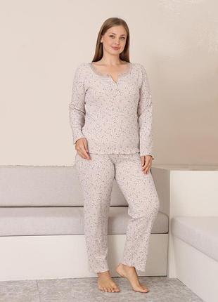 Пижама женская хлопок c34599 4xl