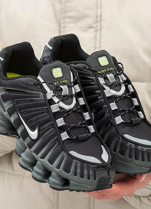 Мужские кроссовки nike shox tl black grey 42-43-45