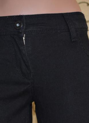 Штаны джинсы next черные прямые slim р.6 р.xs р.40-425 фото