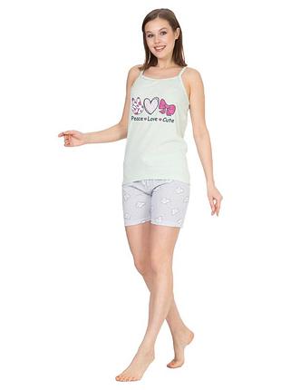 Пижама шорты майка b8036-3 xl