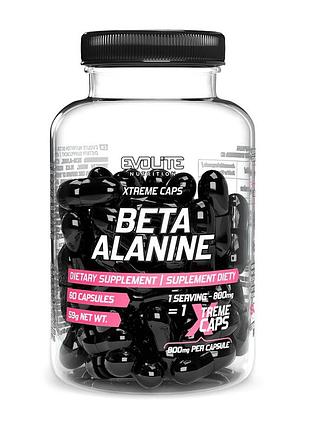 Бета-аланин evolite nutrition beta alanine 800 mg xtreme 60 капсул
