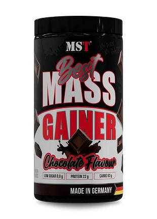 Гейнер mst best mass gainer 1 кг chocolate | для набору маси
