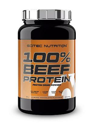 Яловичий протеїн scitec nutrition 100% beef protein 900 г cinnamon roll | для росту м'язів