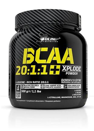 Bcaa olimp bcaa 20:1:1 xplode 500 г pear | для відновлення м'язів