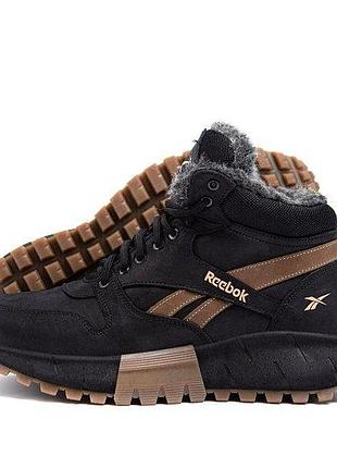 Мужские зимние кожаные кроссовки reebok, мужские зимние высокие кроссовки, теплые зимние кроссовки для мужчин 44, 29