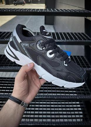 Мужские черные кроссовки adidas astir, мужские стильные молодежные кроссовки, кроссовки адидас черного цвета 42.5