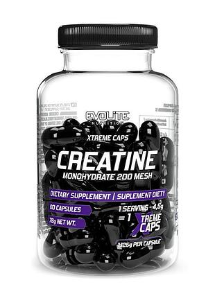 Креатин evolite creatine monohydrate xtreme 60 капсул