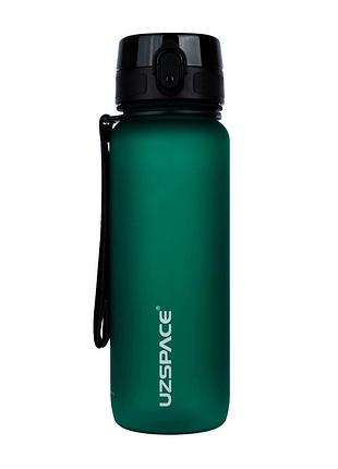 Пляшка uzspace tamish frosted 800 мл dark green | вода