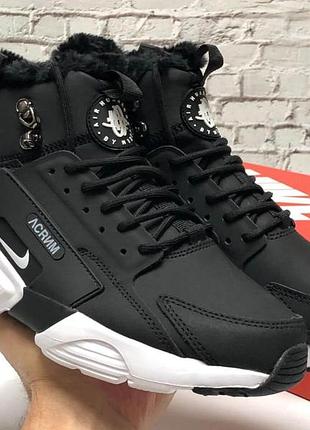 Кроссовки nike huarache зимние высокие зимние кроссовки nike air huarache acronym 42
