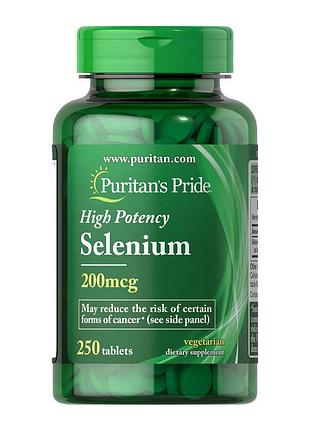 Селен puritan's pride selenium 250 таблеток