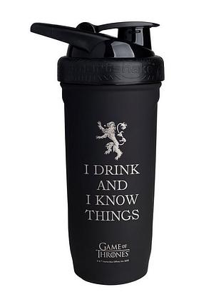 Шейкер smartshake reforce got i drink and i know things 900 мл | для смешивания напитков