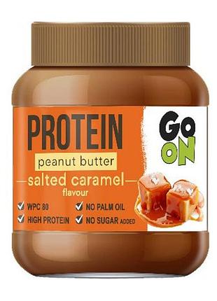 Арахісова паста goon nutrition protein peanut butter 350 г salted caramel | з протеїном